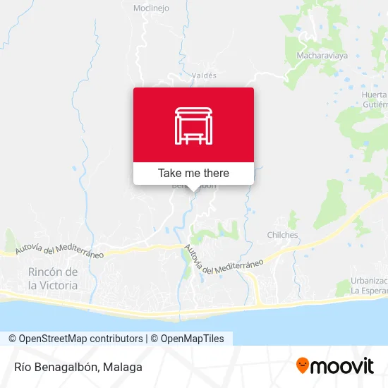 Río Benagalbón map