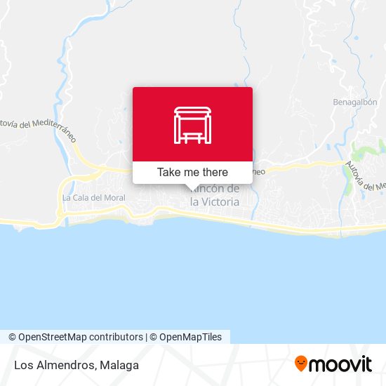 Los Almendros map