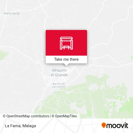 La Fama map