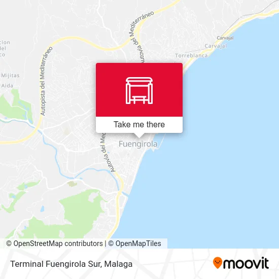 Terminal Fuengirola Sur map