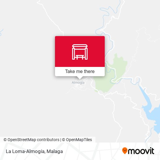 mapa La Loma-Almogía