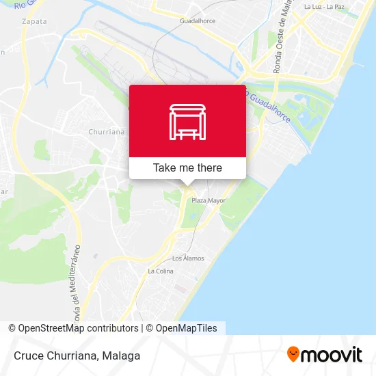 Cruce Churriana map