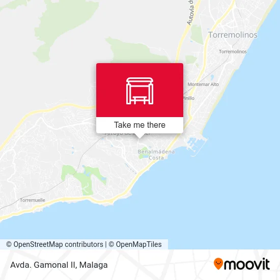 Avda. Gamonal II map