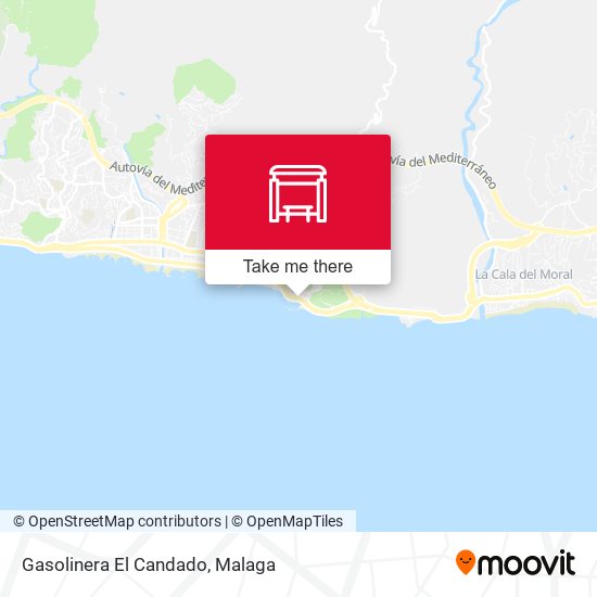Gasolinera El Candado map