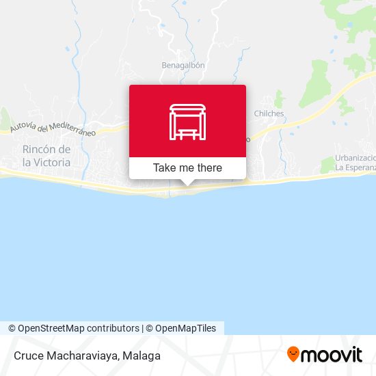 Cruce Macharaviaya map