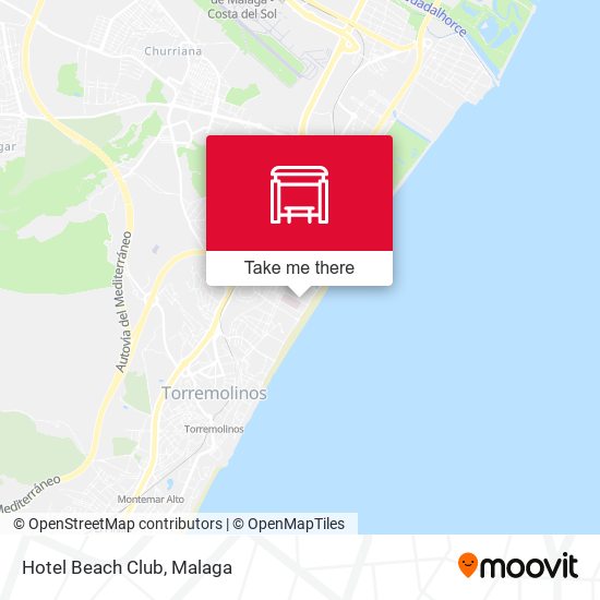 Hotel Beach Club map