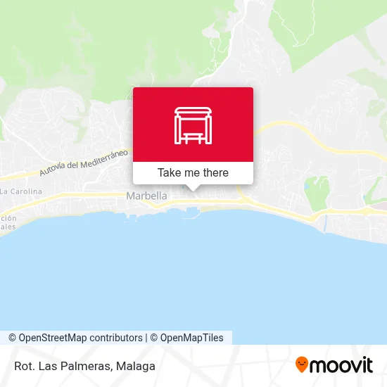 Rot. Las Palmeras map