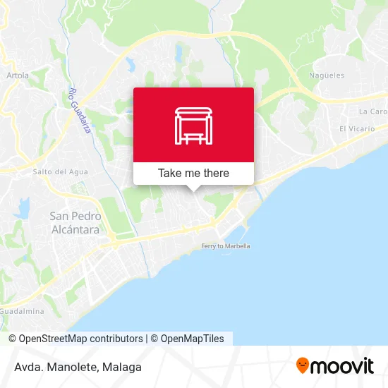 Avda. Manolete map