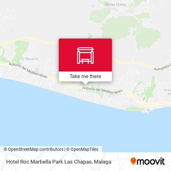 mapa Hotel Roc Marbella Park Las Chapas