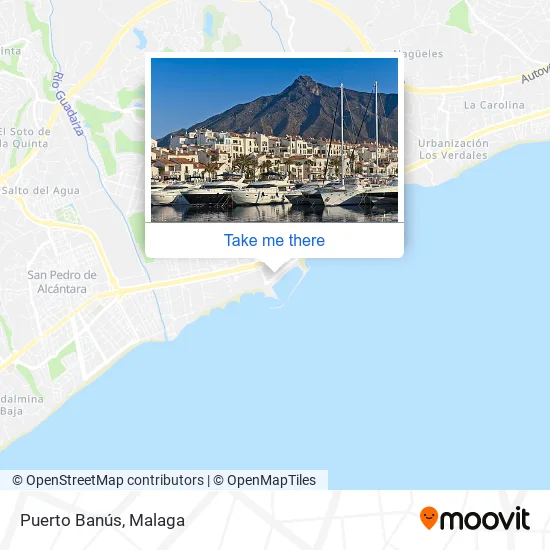 Puerto Banús map