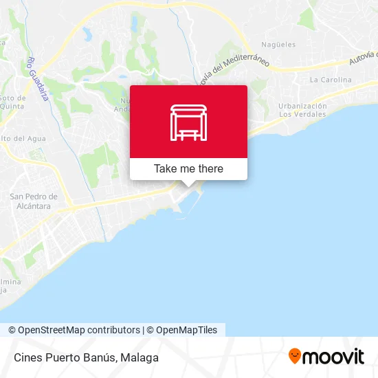 Cines Puerto Banús map