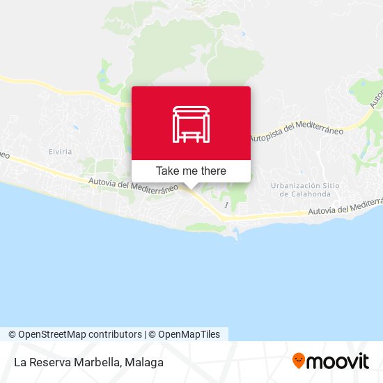 mapa La Reserva Marbella