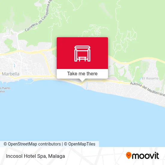 Incosol Hotel Spa map