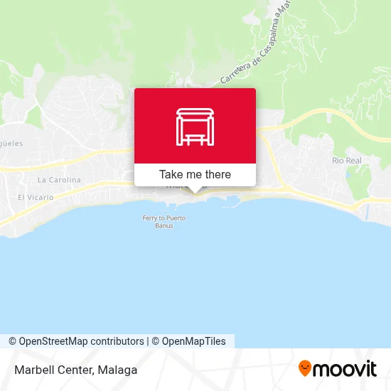 Marbell Center map
