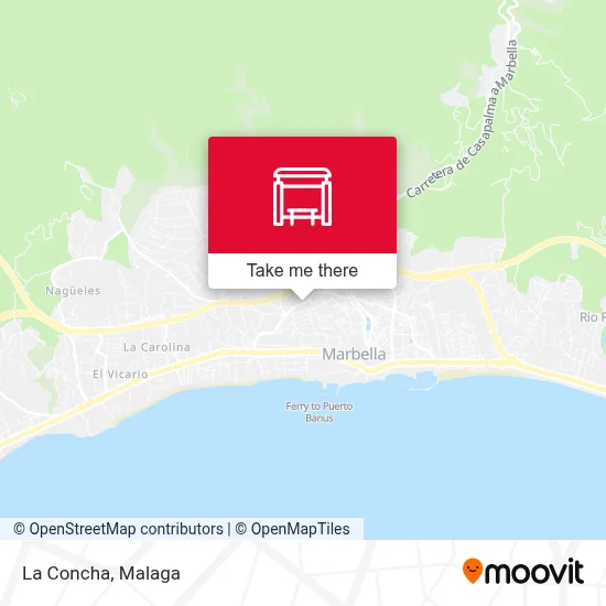 La Concha map