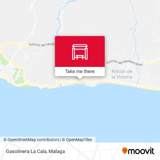 Gasolinera La Cala map