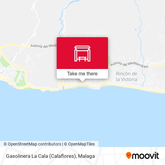 mapa Gasolinera La Cala (Calaflores)
