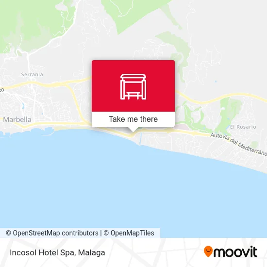 Incosol Hotel Spa map