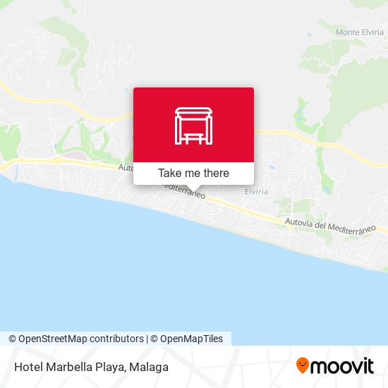 mapa Hotel Marbella Playa