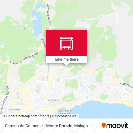 Camino de Colmenar - Monte Dorado map