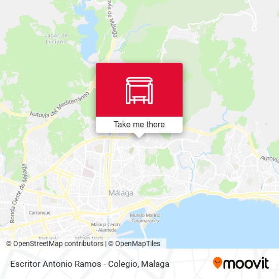 Escritor Antonio Ramos - Colegio map