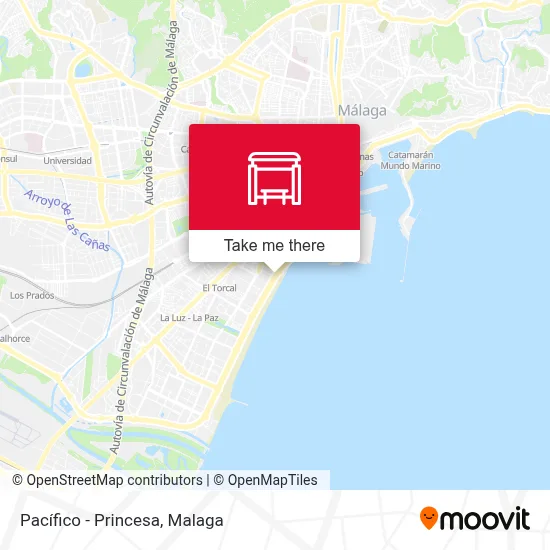 Pacífico - Princesa map