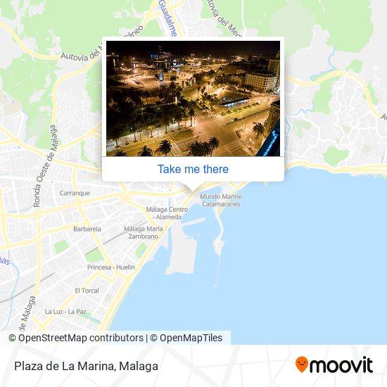 mapa Plaza de La Marina