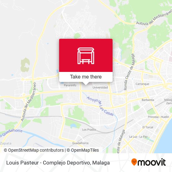 Louis Pasteur - Complejo Deportivo map