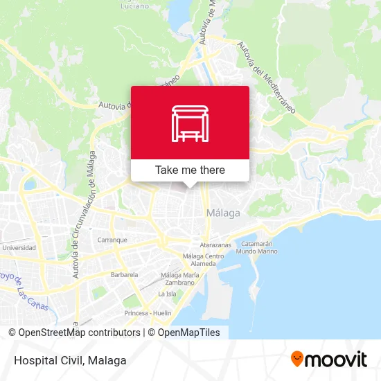 Hospital Civil map
