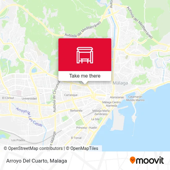 Arroyo Del Cuarto map
