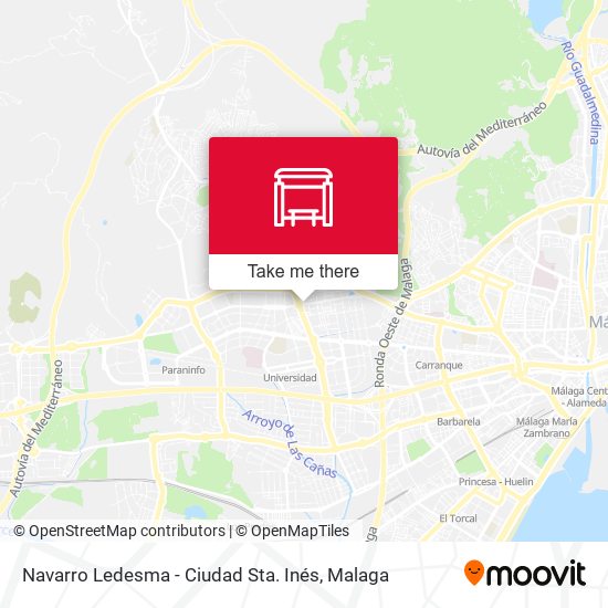 Navarro Ledesma - Ciudad Sta. Inés map