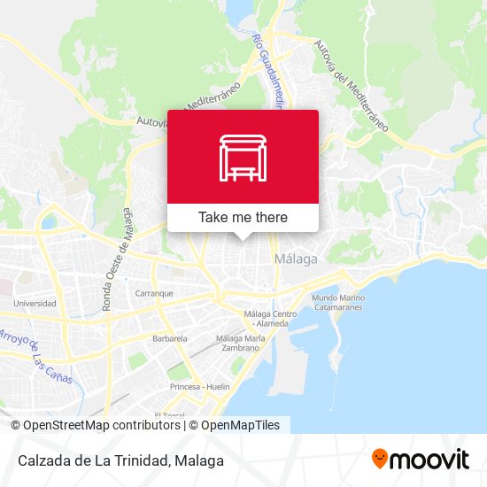 Calzada de La Trinidad map