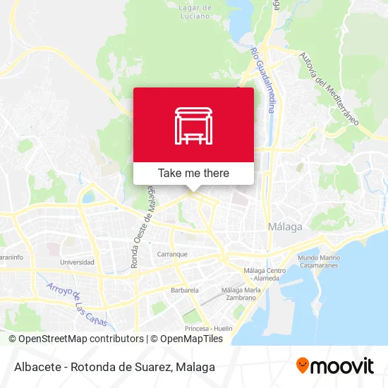 Albacete - Rotonda de Suarez map