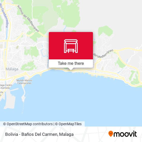mapa Bolivia - Baños Del Carmen