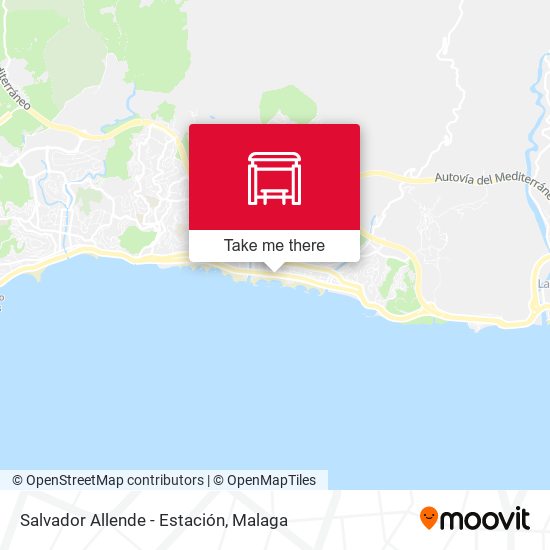 Salvador Allende - Estación map