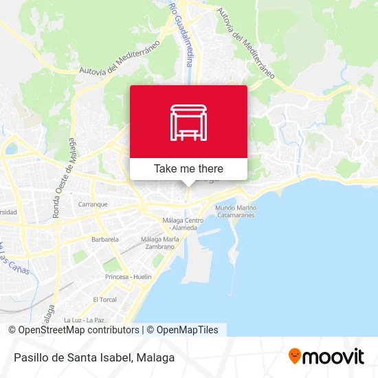 Pasillo de Santa Isabel map