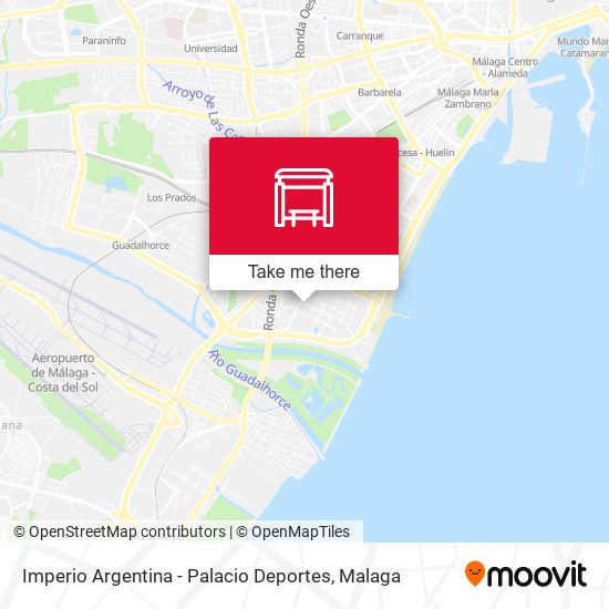 Imperio Argentina - Palacio Deportes map