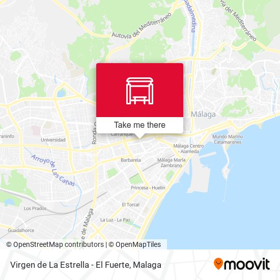 Virgen de La Estrella - El Fuerte map