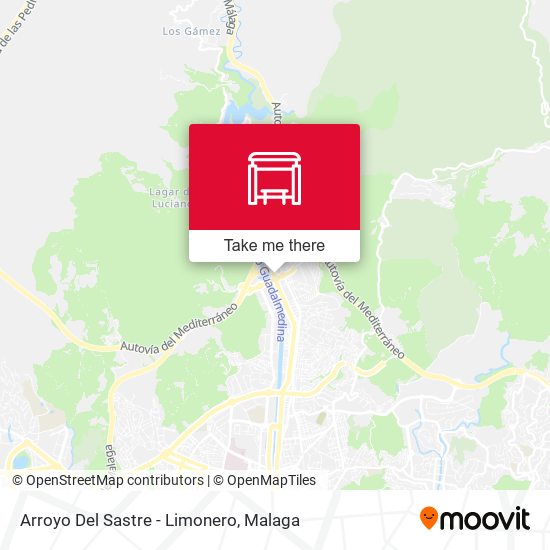 mapa Arroyo Del Sastre - Limonero