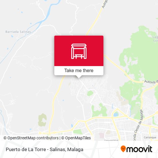 Puerto de La Torre - Salinas map