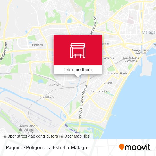 Paquiro - Polígono La Estrella map