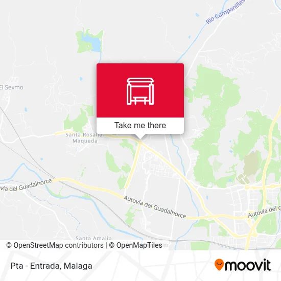 Pta - Entrada map