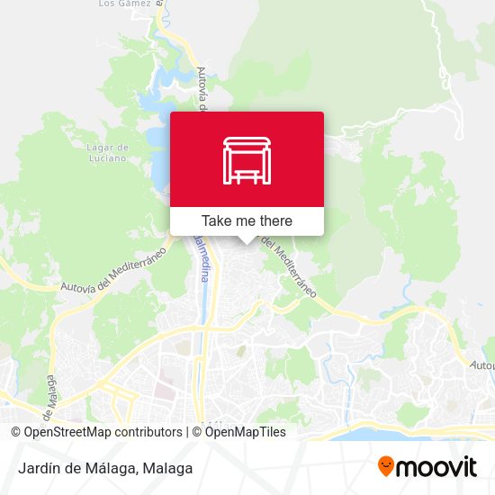 Jardín de Málaga map