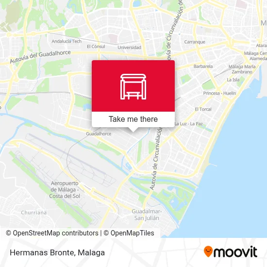 Hermanas Bronte map