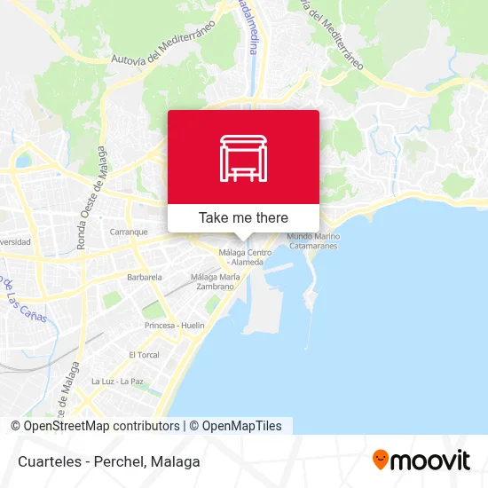 Cuarteles - Perchel map