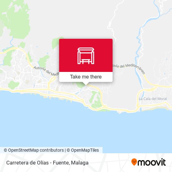 mapa Carretera de Olías - Fuente