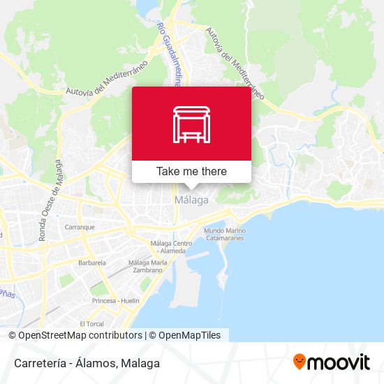 Carretería - Álamos map