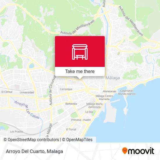 Arroyo Del Cuarto map