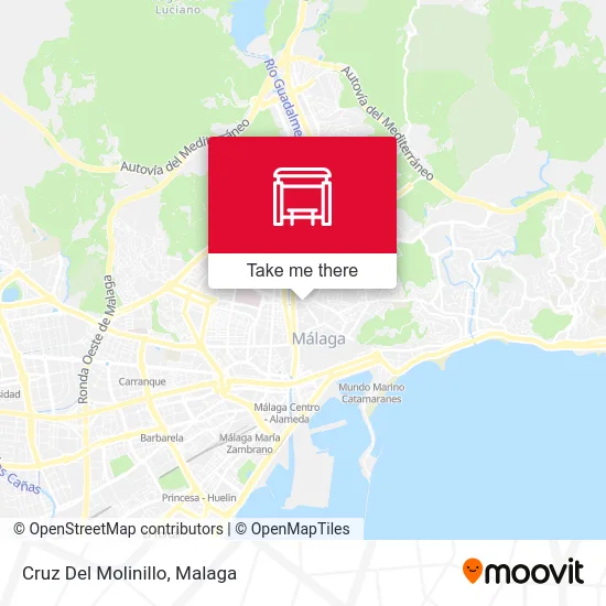 Cruz Del Molinillo map