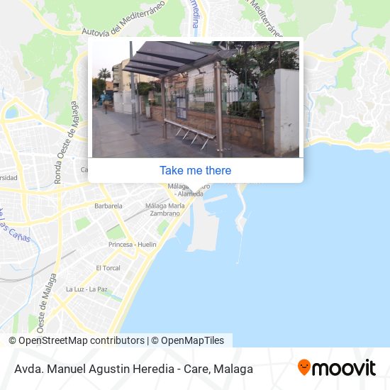 mapa Avda. Manuel Agustin Heredia - Care